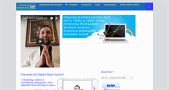 Desktop Screenshot of englishskypeteacher.com